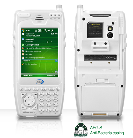 M3 Mobile Mobilecompia M3 White MC7XXX Rugged PDA
